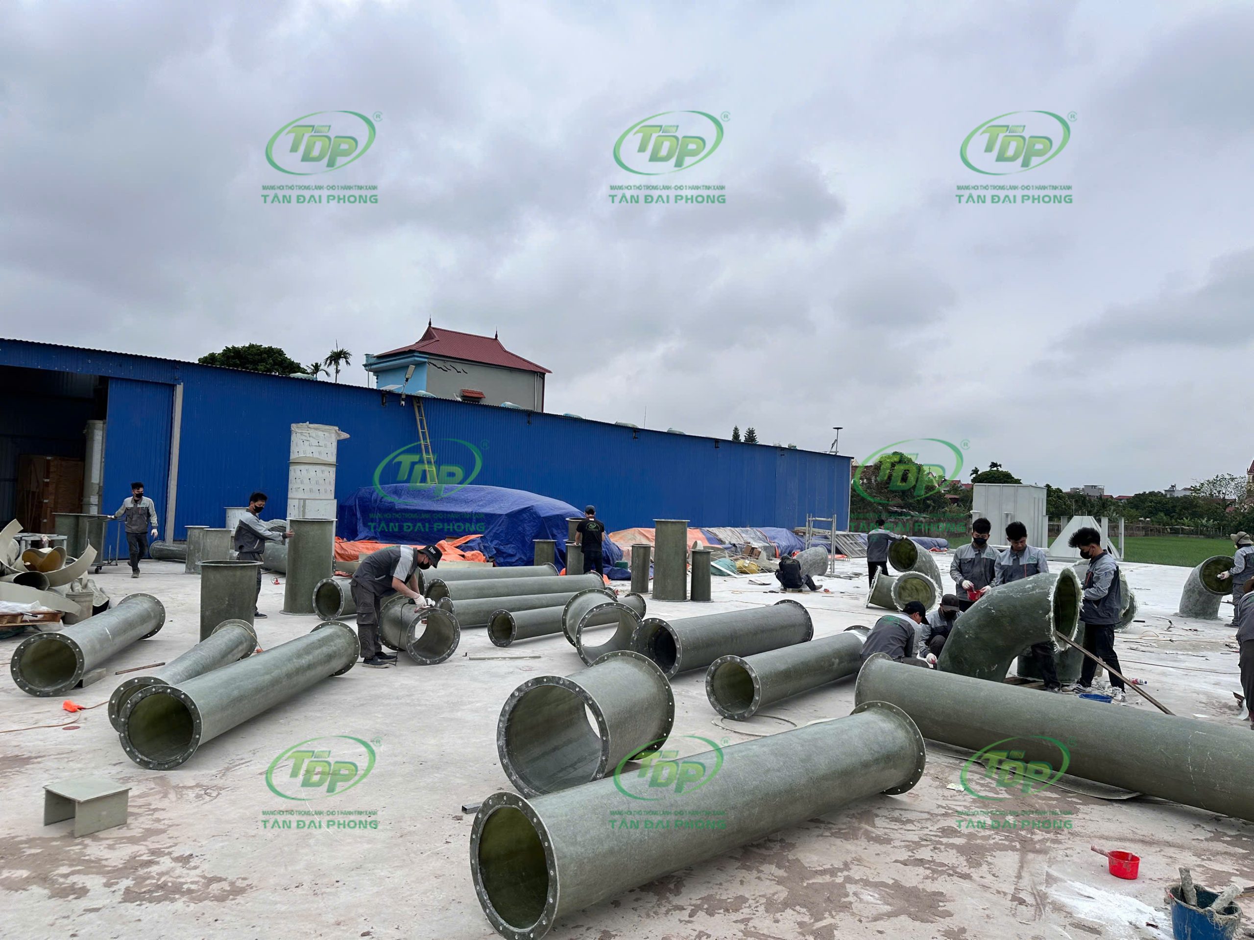 Ống Composite Cốt Sợi Thủy Tinh FRP