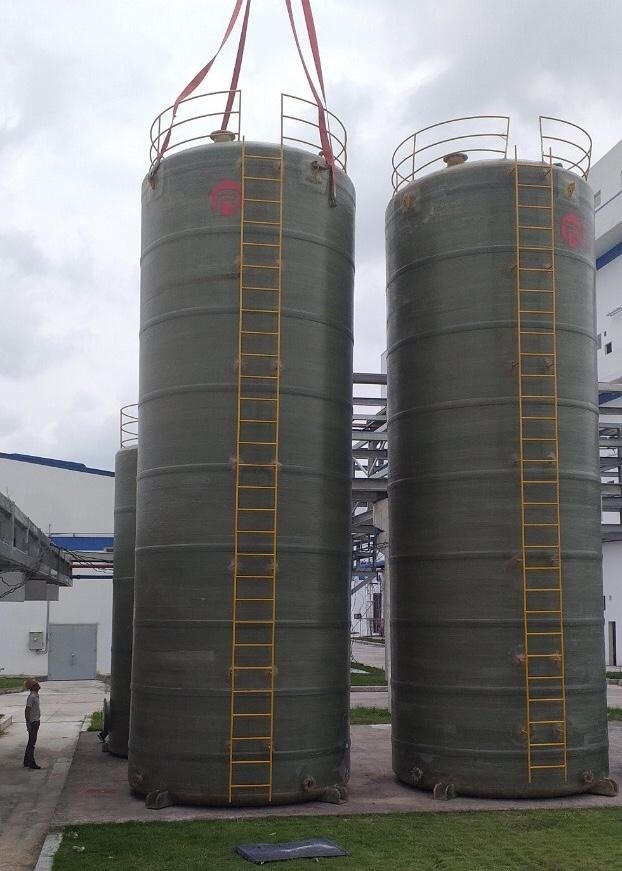 Bồn Sắt Bọc Composite Frp
