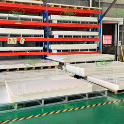 Tấm Nhựa PVDF Lót Lòng Bồn Bể Hóa Chất ( PVDF Lining)