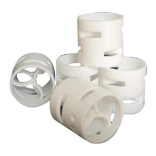 Vòng Tách Khí Pall Ring Bằng Nhựa PVDF