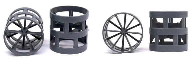 Vòng Tách Khí Pall Ring Bằng Nhựa CPVC