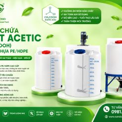 Bồn Chứa H₂C₂O₄ (Axit Oxalic)