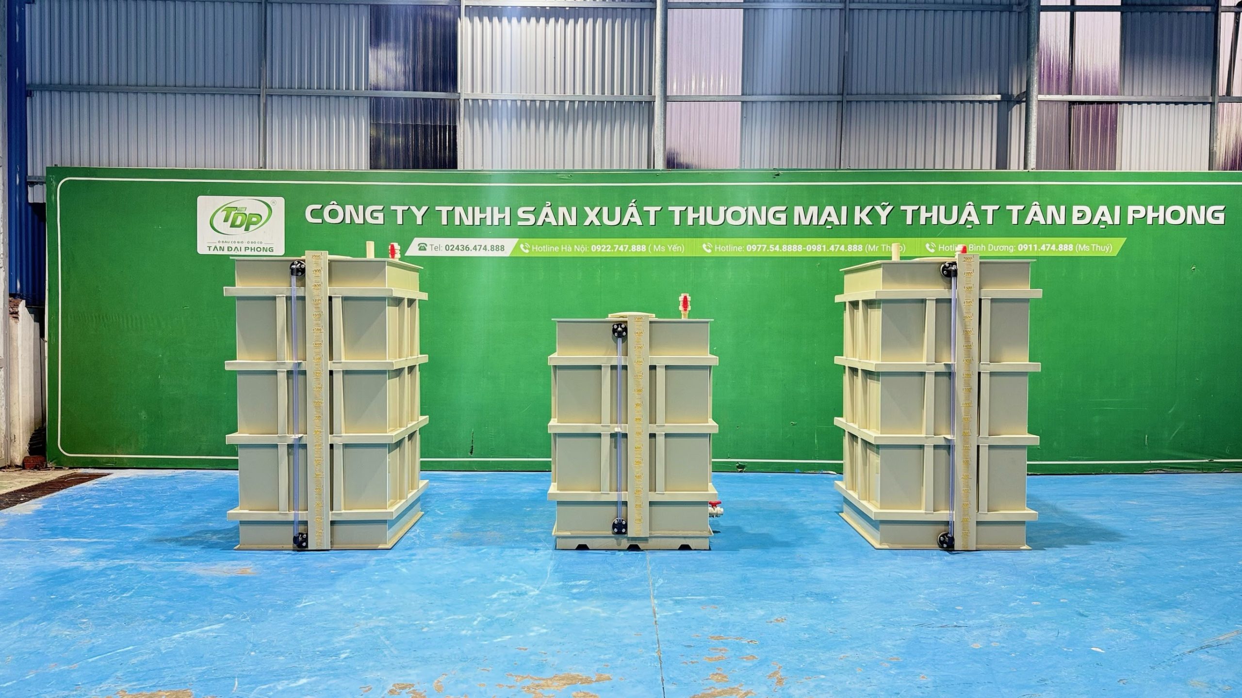 Bồn Chứa HCl Bằng Nhựa PP