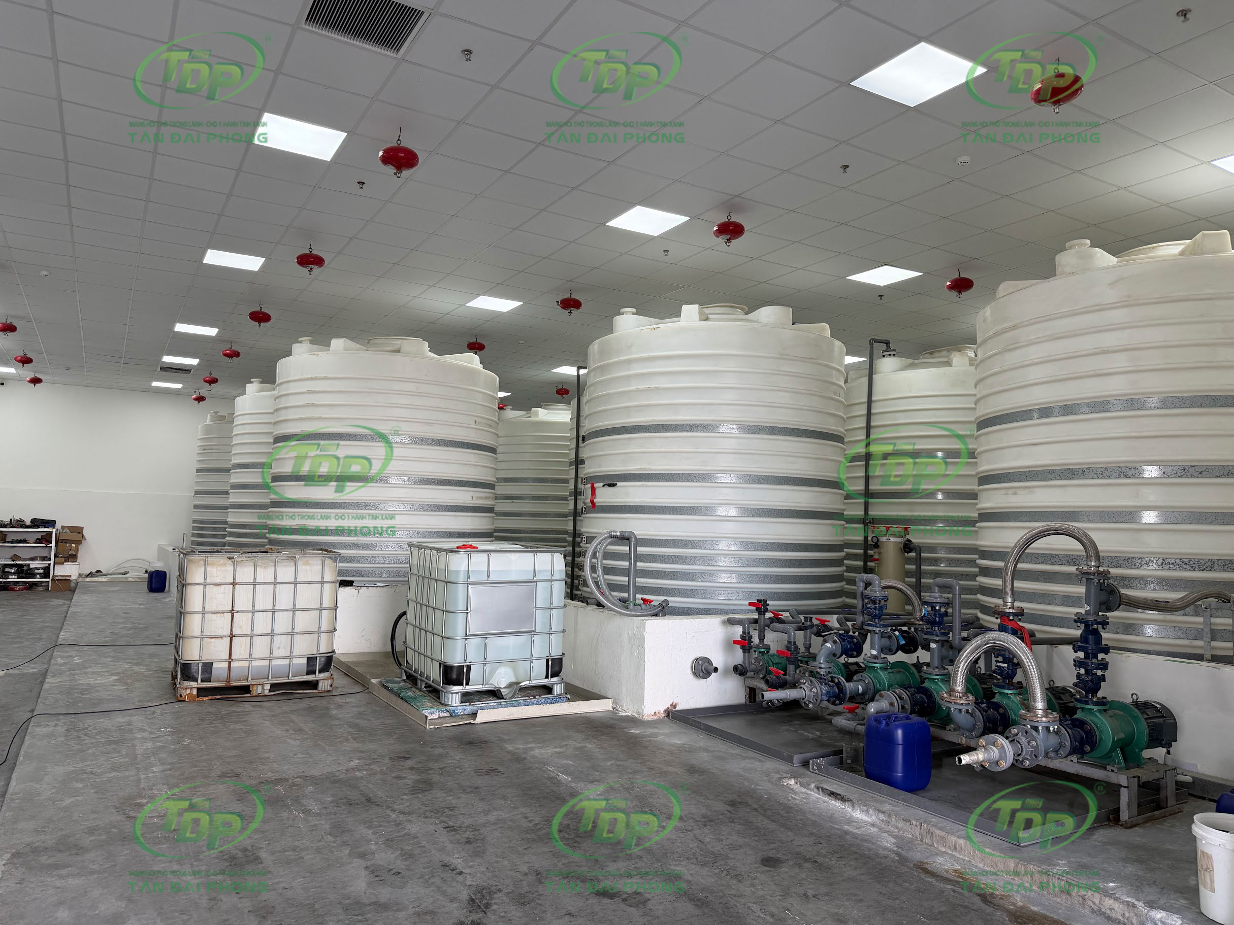 Bồn Chứa HCl Bằng Nhựa PE