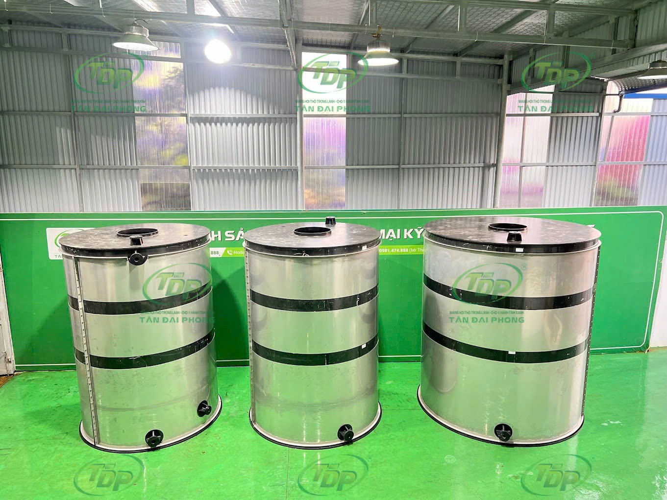 Bồn Chứa HCl Bằng Nhựa PE