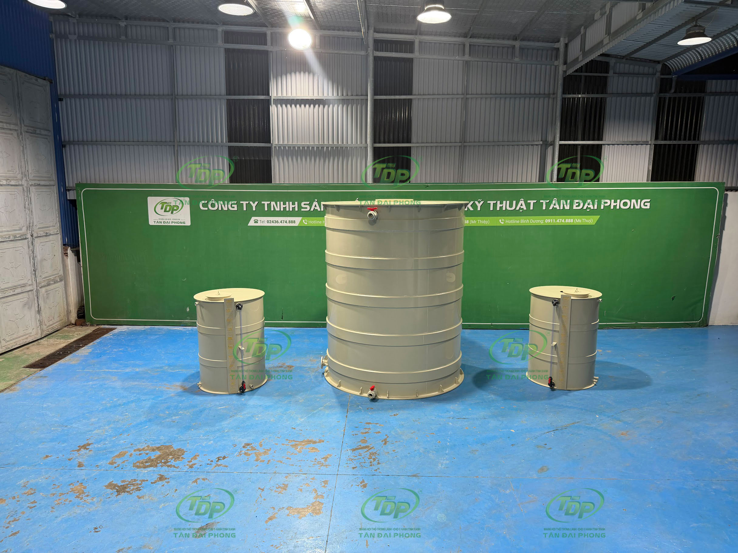 Bồn Chứa HF Bằng Nhựa PVDF
