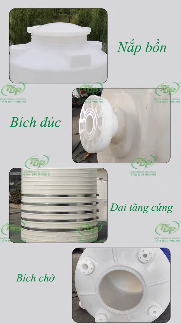 Bồn Chứa HF Bằng Nhựa PE