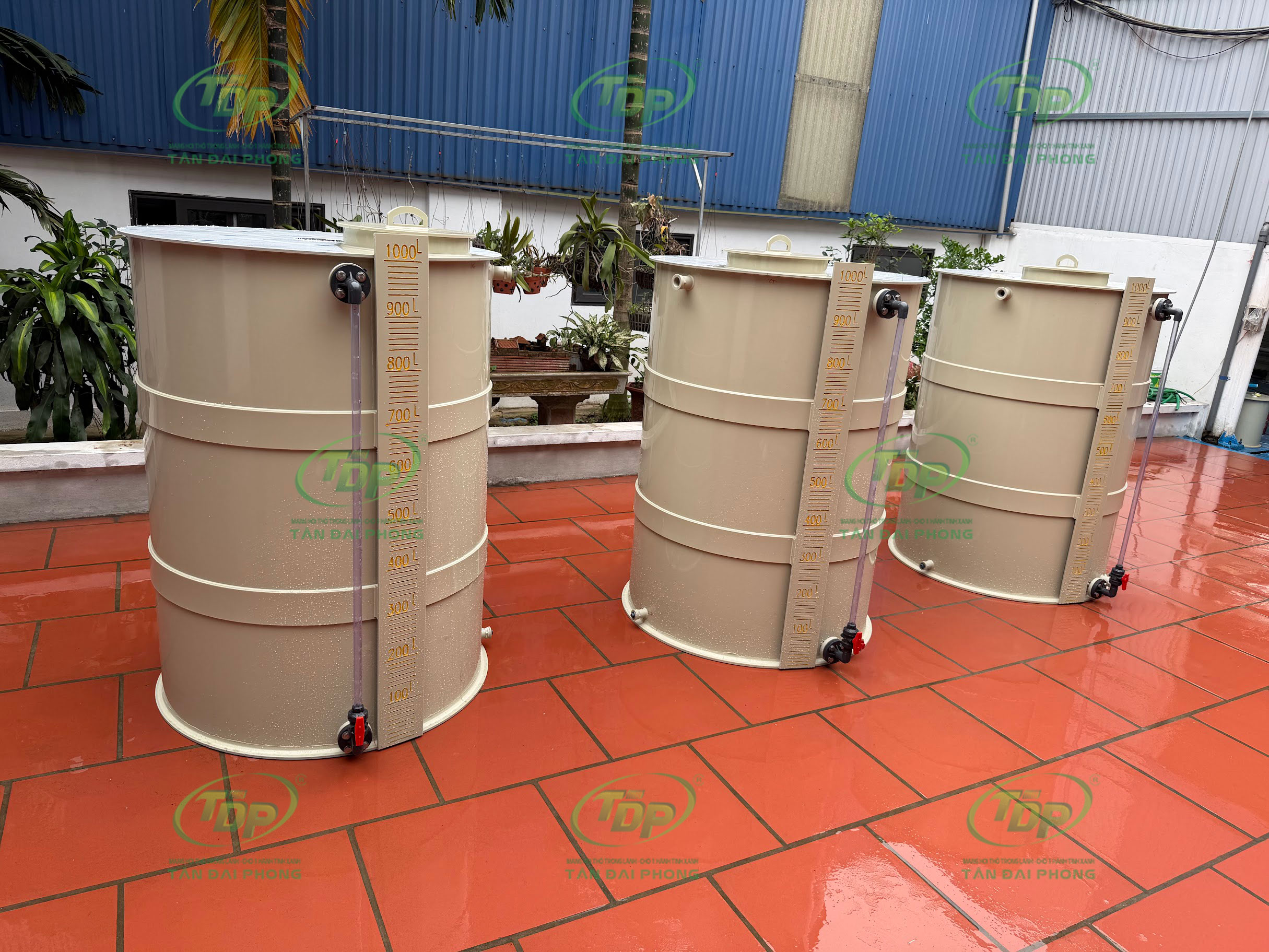 Bồn Chứa NaOH Bằng Nhựa PP