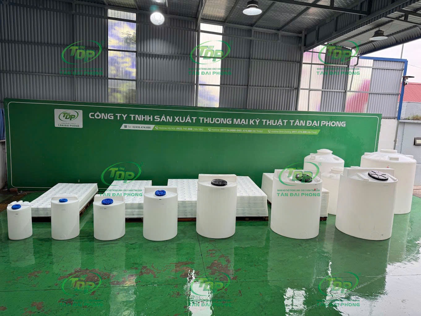 Bồn Chứa NaOH Bằng Nhựa PE