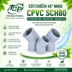 Cút/Chếch 45 Độ Nhựa CPVC