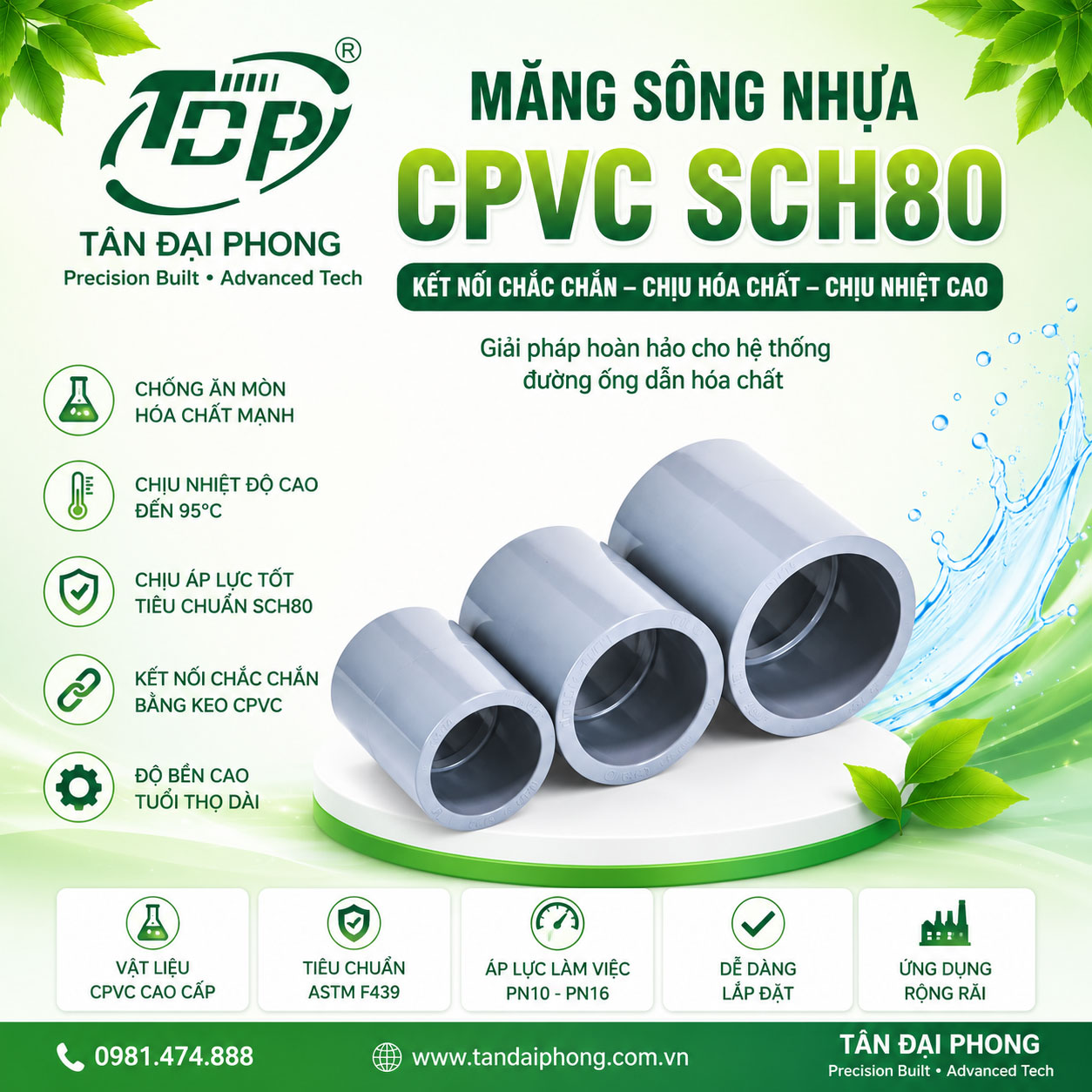 Măng Sông Nhựa CPVC