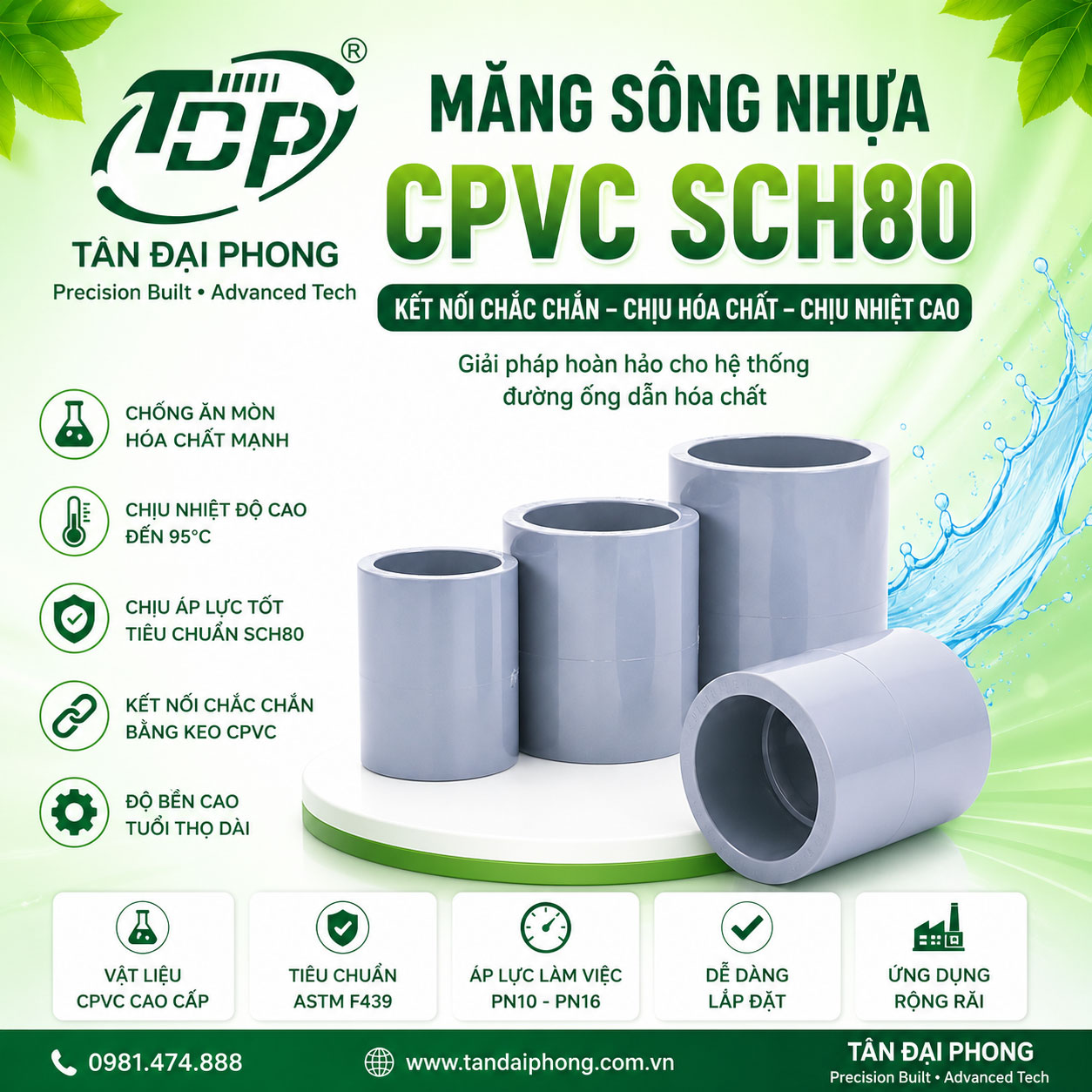 Măng Sông Nhựa CPVC