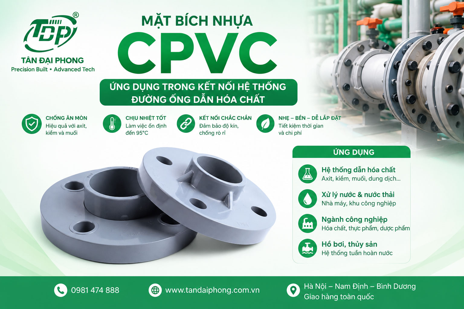 Mặt Bích Nhựa CPVC