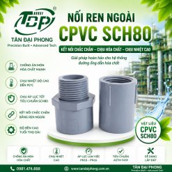 Nối Ren Ngoài Nhựa CPVC