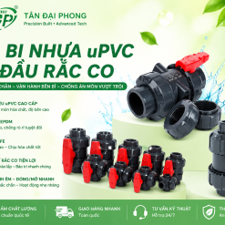 Van Bi Nhựa uPVC Hai Đầu Rắc Co