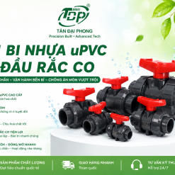 Van Bi Nhựa uPVC Hai Đầu Rắc Co