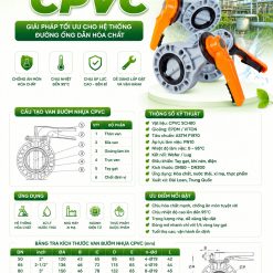 Van Bướm Nhựa CPVC