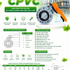 Van Bướm Nhựa CPVC