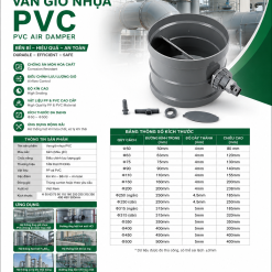 Van Gió Nhựa PVC