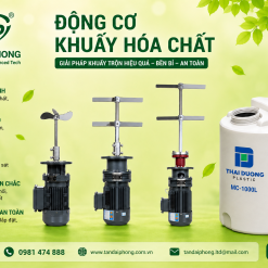 Bồn Khuấy Hóa Chất 1000L Bằng Nhựa PE