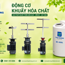 Bồn Khuấy Hóa Chất 4000L Bằng Nhựa PE