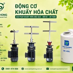Bồn Khuấy Hóa Chất 400L Bằng Nhựa PE