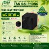 Than Hoạt Tính Tổ Ong 100×100×100mm Lỗ 5×5mm